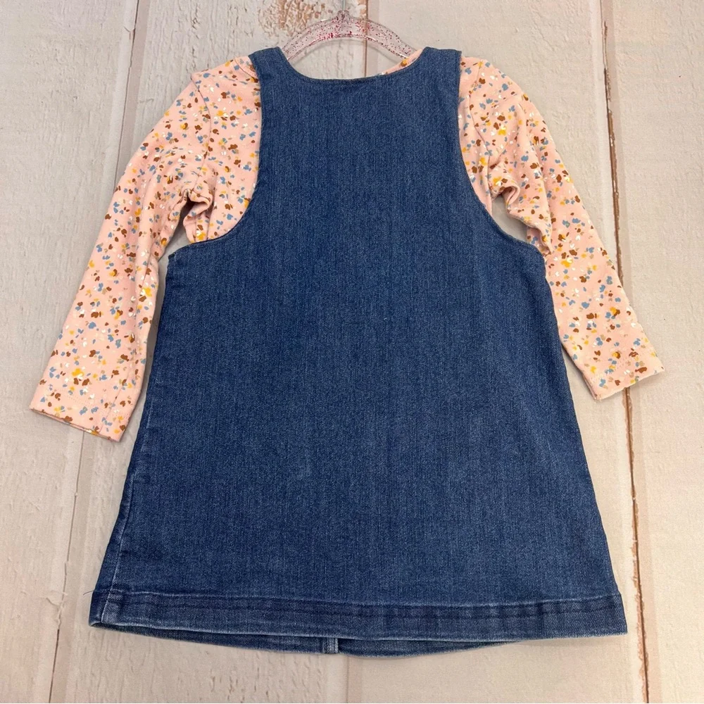 Baby 3-Piece Tee & Chambray Jumper Set SIZE 24M‎